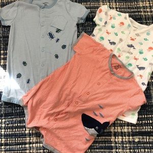 Carters shortall 18m set of 3